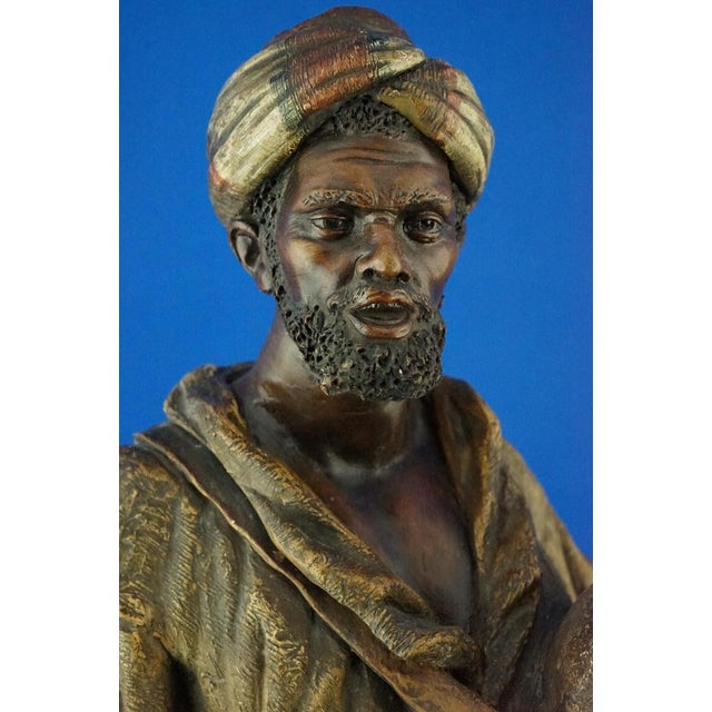 Sculpture of Man in Terracotta by Friedrich Goldscheider for Goldscheider, Austria, Late 1800s For Sale - Image 18 of 18