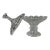 Lead Crystal Shannon Designs Compote For Sale