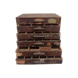 Whiteclad Vintage Distressed Cabinet For Sale