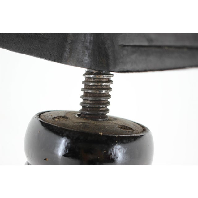 Adjustable Stool by Fischel, Czechoslovakia, 1930s For Sale - Image 13 of 14