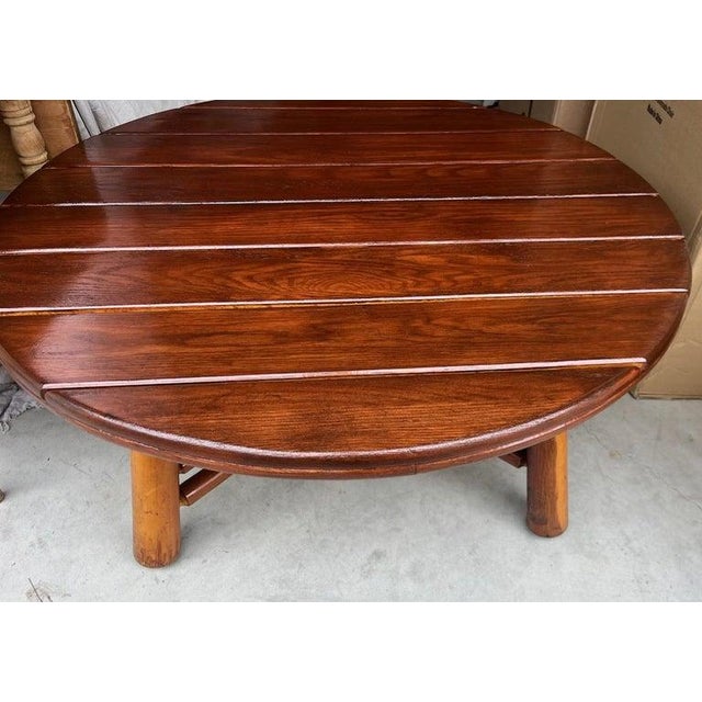 Old Hickory Slat wood Coffee table with Hickory base. Coffee table is in great condition. the slats are amazing and in...