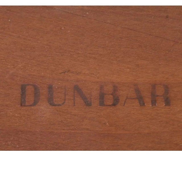1950s Pair of 1950s Teak and Mahogany Mid Century Nightstands by Edward Wormley for Dunbar For Sale - Image 5 of 9