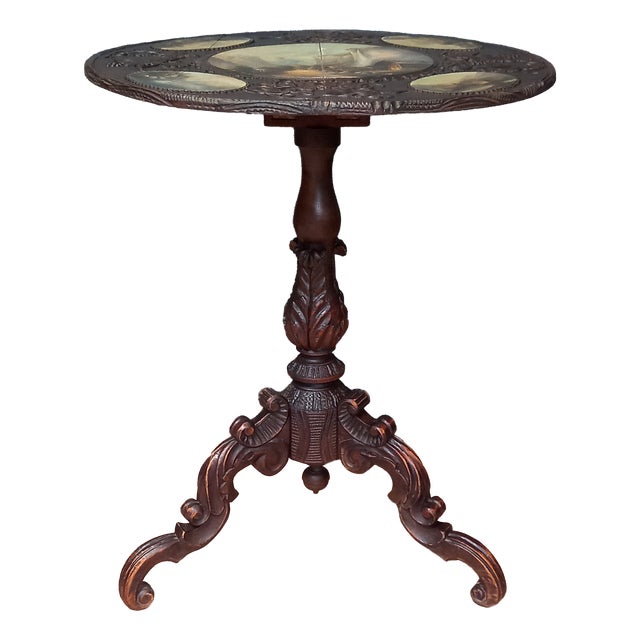 Antique Tilt-Top Table, 1800s For Sale