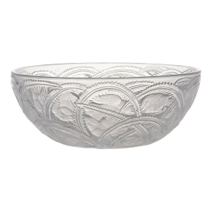 1930s Lalique Pinsons Crystal Bowl