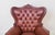 French Louis XV Style Chair in Carved Walnut and Patinated Leather, 1890s For Sale - Image 3 of 18