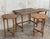 20th Spanish Walnut Nesting and Folding Tables with Turned Legs For Sale - Image 17 of 18