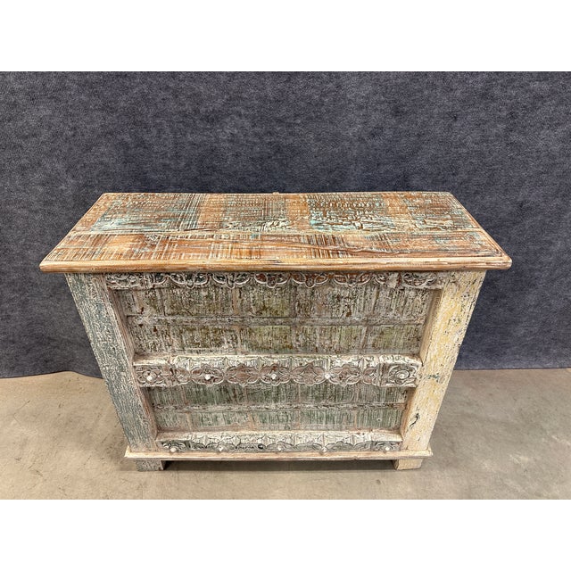 Solid Reclaimed Wood Trunk/Tv Stand, Hand Crafted For Sale In Boston - Image 6 of 6