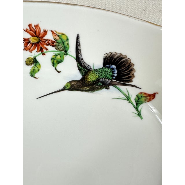 Vintage Exotic Birds Gratin Dish For Sale - Image 12 of 12