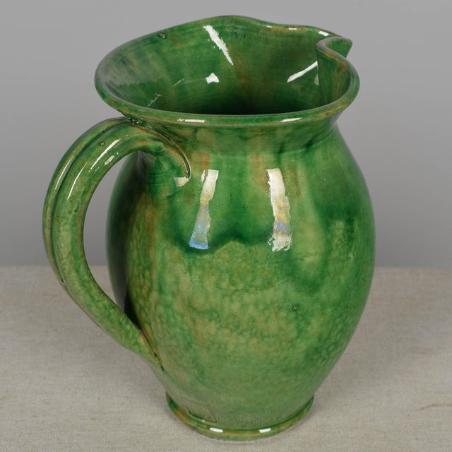 Ceramic French Biot Pottery Pitcher & Cruet Set For Sale - Image 7 of 12