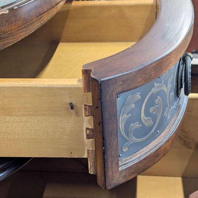 Sideboard With Decorative Veneers and Metal Embellishments For Sale - Image 10 of 13