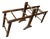 Antique Folding Wooden Washstand For Sale