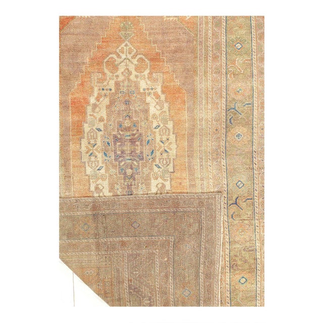 Traditional Pasargad DC Vintage Turkish Oushak Rug For Sale - Image 3 of 3