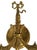 Metal Vintage Pair of Solid Brass Wall-Mount Sconces. For Sale - Image 7 of 7