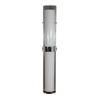 Chrome, Acrylic and Glass Sconce For Sale