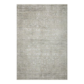 Amber Lewis x Loloi Honora Grey / Beige 5'-3" x 7'-9" Area Rug For Sale