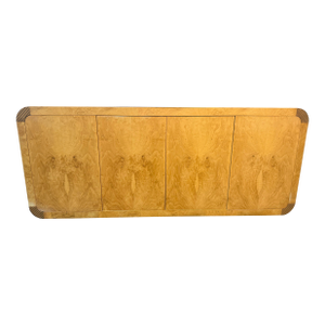 1970s Henredon Scene Two Collection Burled Olive Wood Credenza