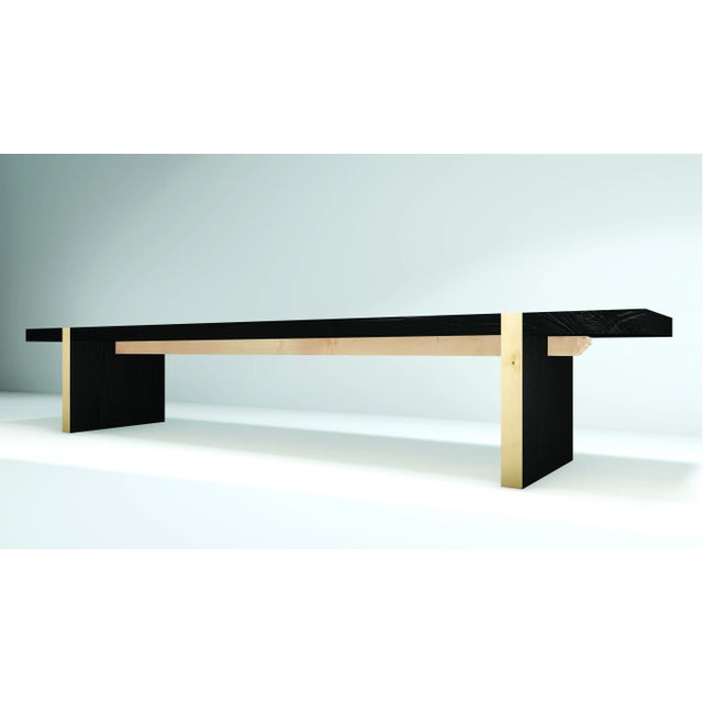 Contemporary Bench P03 by Studio F For Sale - Image 3 of 5