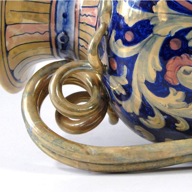 Italian Lustre Glaze Vase by Alberto Rubboli, 1930s For Sale - Image 9 of 11