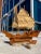 Scale Model of Chinese Junk Ship in Solid Teak Handcrafted in Hong Kong For Sale - Image 4 of 13