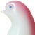 Figurative Murano Seguso Vetri d'Arte Vintage Pink Opalescent White Italian Art Glass Bird Figure Sculpture For Sale - Image 3 of 7