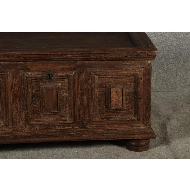 Antique Small Baroque Chest in Oak, 1750 For Sale - Image 11 of 18