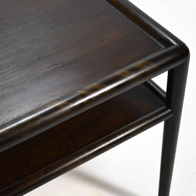 T.H. Robsjohn-Gibbings Two-Tiered Table by Widdicomb For Sale In Chicago - Image 6 of 6