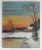 American Early 20th Century Folk Art Farm in Winter Scene Painting For Sale - Image 3 of 3