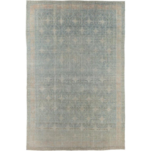 Early 20th Century Zabihi Collection Exquisite Oversize Antique Persian Kerman Carpet - 12'5" x 18'8" For Sale - Image 5 of 12
