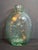 Glass Antique Albany Glass Works Historical Flask Gi-28 Steamboat Sailboat Aqua Glass 1840s For Sale - Image 7 of 17