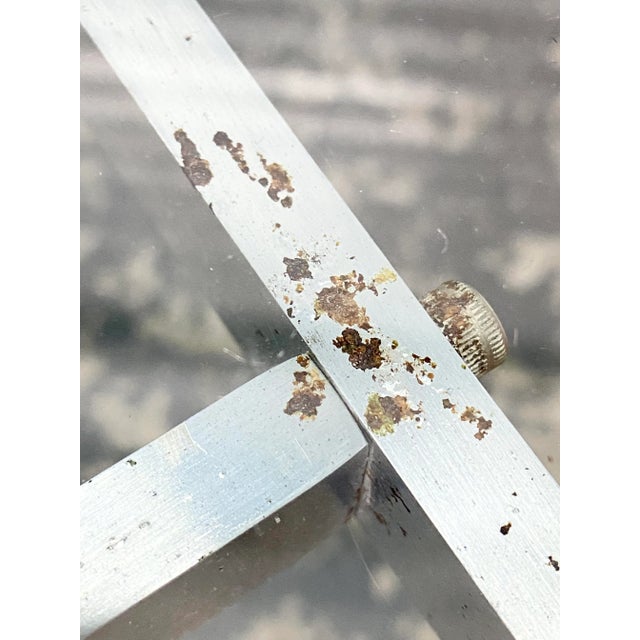 Iconic Minimalist Steel + Glass Cocktail Table by Poul Kjærholm For Sale - Image 12 of 12