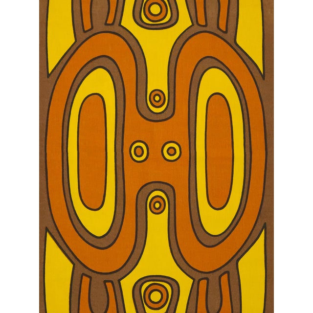 1970s Mid-Century German Pop Art Screen Printed Wall Hanging by Traute Sänger, 1970s For Sale - Image 5 of 5