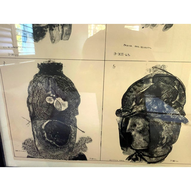 Framed Lithograph by Jose Luis Cuevas Small Edition For Sale In Atlanta - Image 6 of 7