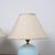 Mid-Century Italian Blue Glass and Brass Table Lamps, 1950s, Set of 2 For Sale - Image 4 of 8