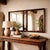 Vintage Canadian Brutalist Walnut Wall Mirror by Tobago of Canada For Sale - Image 18 of 18