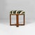 Italian Art Deco Round Ottomans in Fabric and Wood, 1930s, Set of 2 For Sale - Image 6 of 15
