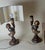 Italian Putti Table Lamps in Giltwood, 1970s, Set of 2 For Sale - Image 16 of 18