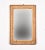 Wood Rectangular Bamboo & Wicker Mirror, 1970s For Sale - Image 7 of 8