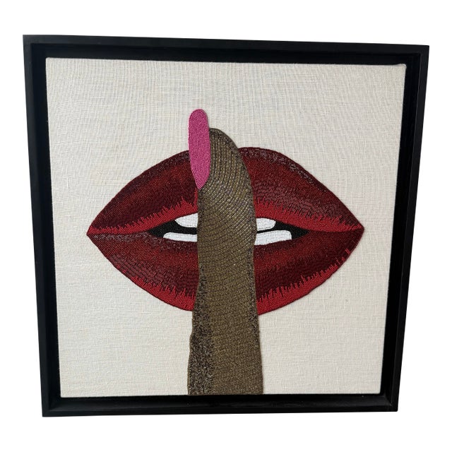 Jonathan Adler Hush Beaded Art For Sale