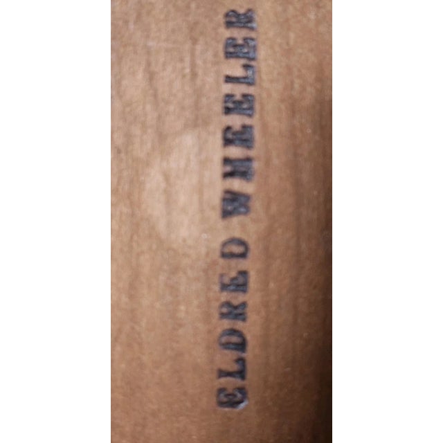 Late 20th Century Set of 6 Eldred Wheeler Chippendale Style Cherry Dining Chairs Bench Made For Sale - Image 12 of 12