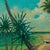 Modern Vintage Tropical Beachscape Painting by John Kiraly For Sale - Image 3 of 10
