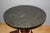 Empire period pedestal table in mahogany, gilded and chiseled bronze ring, Belgian Petit Granité marble top, varnished...