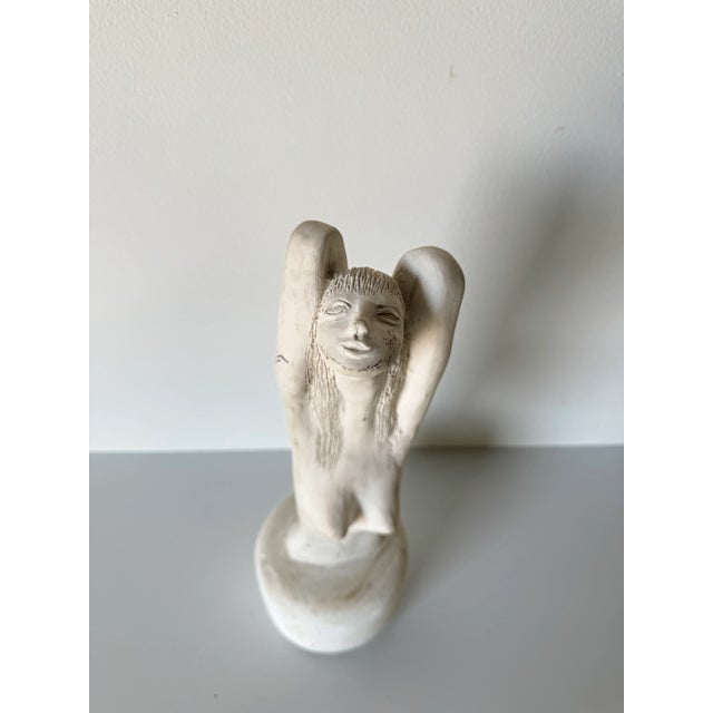 Vintage Art Female Bust Plaster - Concrete Sculpture/Sold For Sale - Image 4 of 12