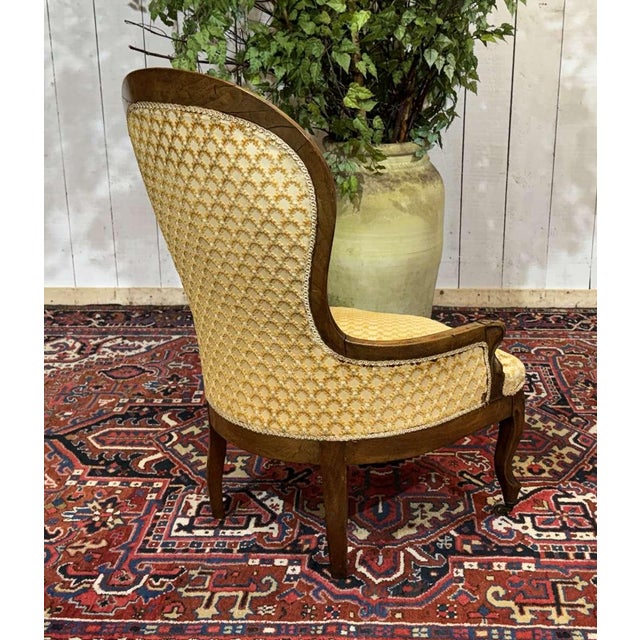 19th Century Napoleon III Walnut Armchair For Sale - Image 13 of 15