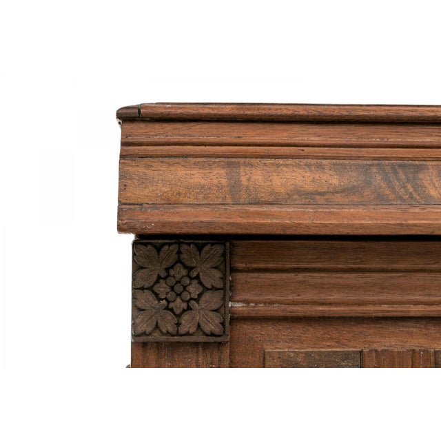 Vintage Carved Wooden Box or Table Chest For Sale - Image 4 of 13