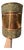 Antique Copper & Repoussé Brass Victorian-Style Wastepaper Basket / Decorative Waste Bin For Sale