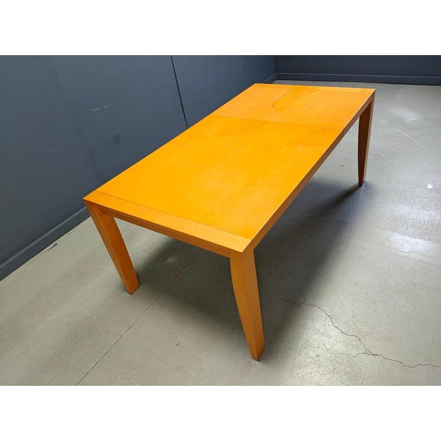 Extendable Dining Table attributed to Chi Wing Lo for Giorgetti, Italy, 1990 For Sale - Image 9 of 17