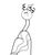 Vintage Postmodern Minimalist Iron Figural Sculpture For Sale - Image 11 of 12