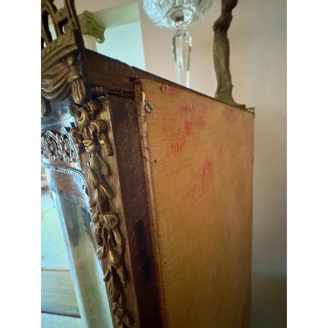 Antique French Louis XV Style Vernis Martin Vitrine Cabinet For Sale - Image 12 of 15