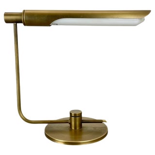 Brass Table Light attributed to Rosemarie & Rico Baltensweiler, Switzerland, 1970s For Sale