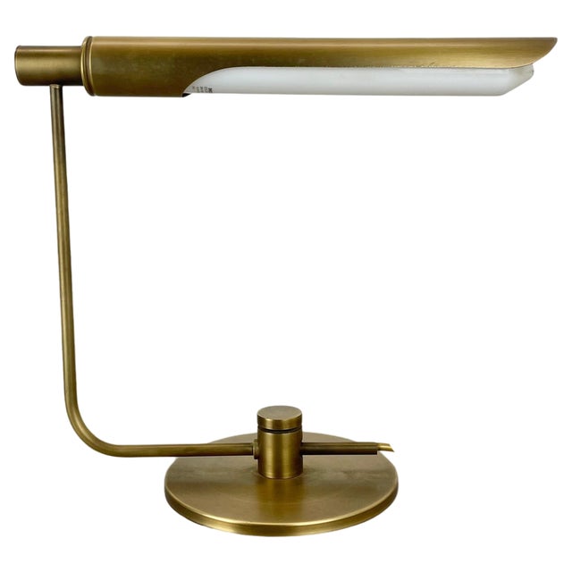 Brass Table Light attributed to Rosemarie & Rico Baltensweiler, Switzerland, 1970s For Sale